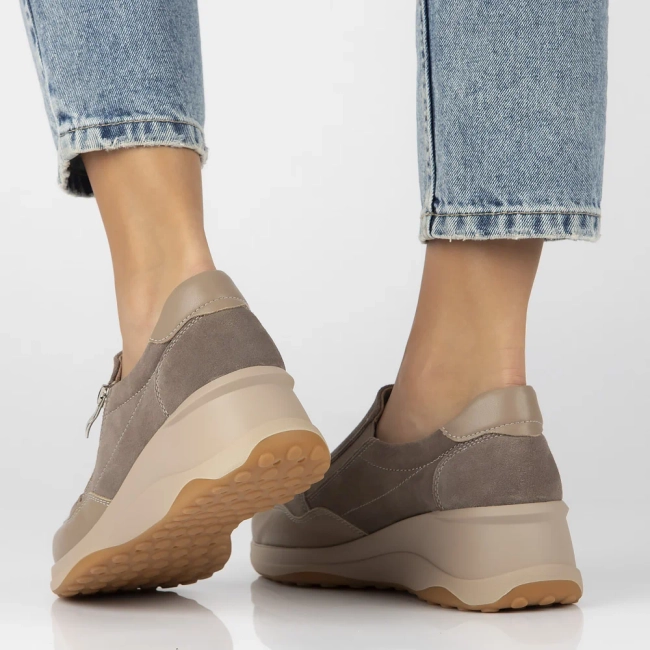 Leather shoes Filippo DP6473/25 BE beige