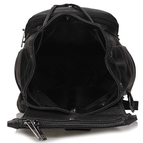 Backpack Toscanio Leather C88 black