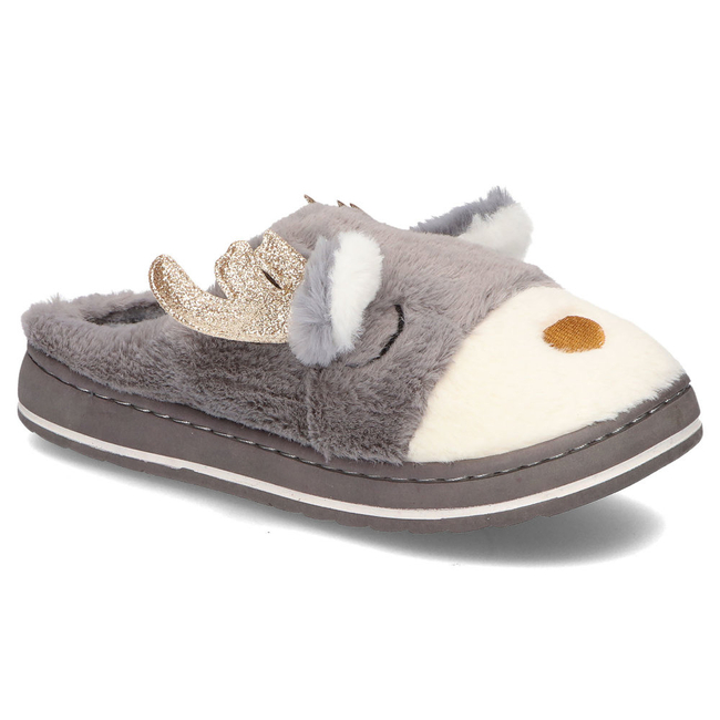 Slippers reindeer gray YL30