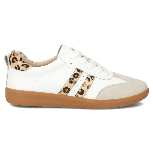 Leather sneakers Filippo DP7508/26 WH LEO white