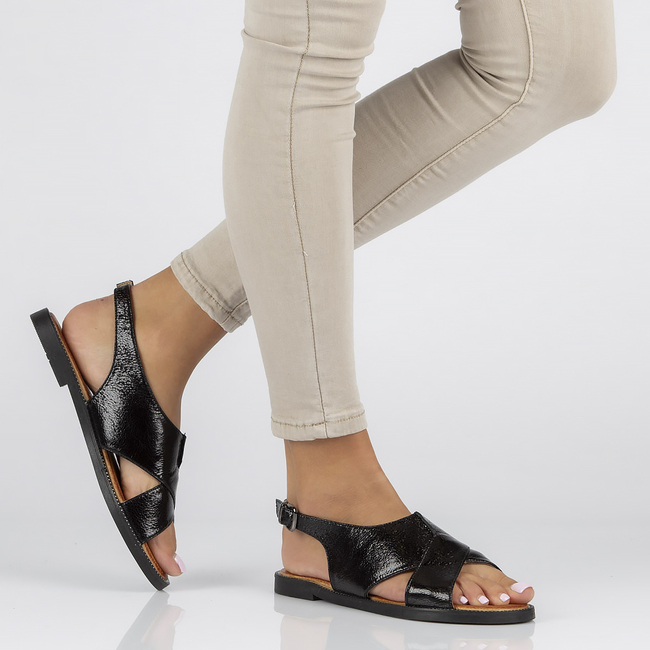 Sandały Filippo DS2104/21 BK czarne