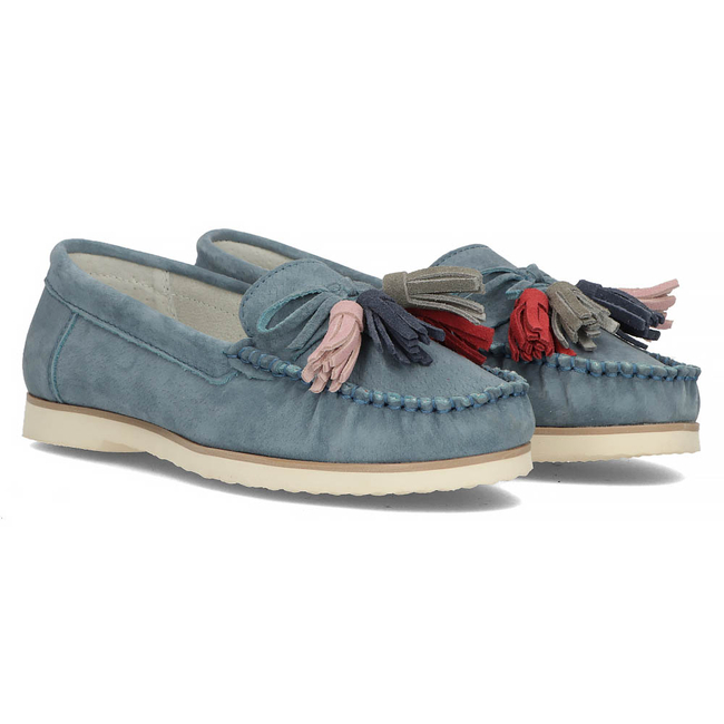 Leather loafers Filippo DP3512/22 NV navy blue