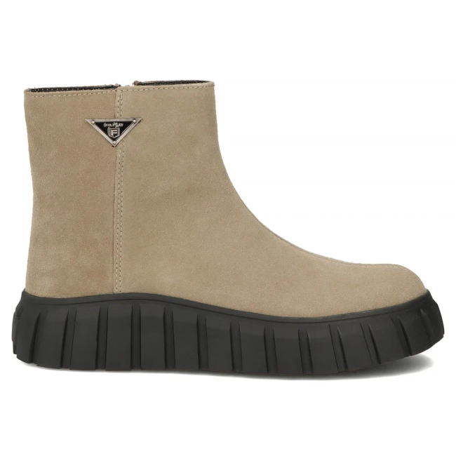 Leather ankle boots Filippo DBT6301/25 TP taupe
