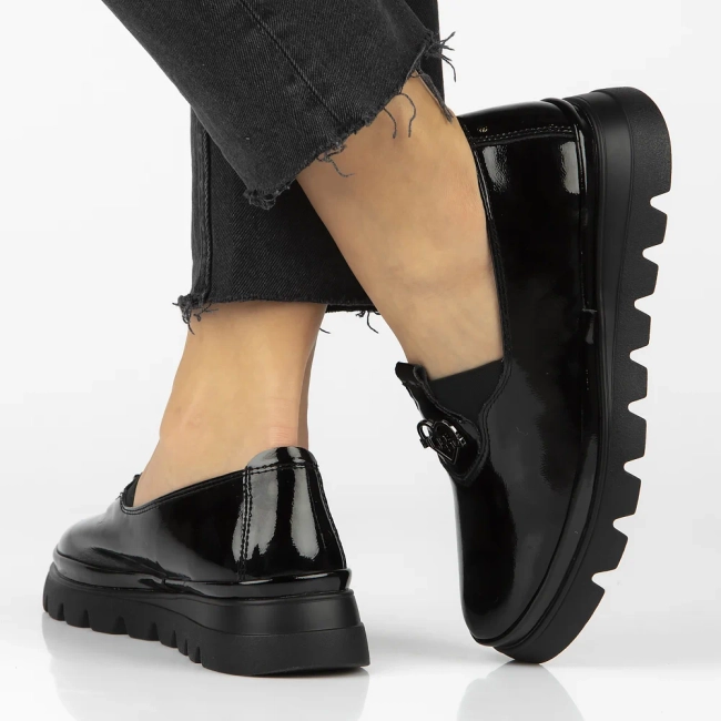 Leather shoes Filippo DP7170/25 BK L black