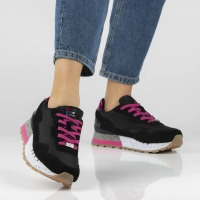 Skórzane sneakersy Filippo DP7927/26 BK FH czarne