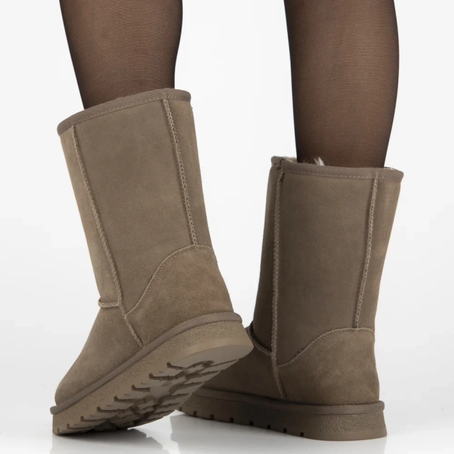 Leather snow boots Filippo DBT7333/25 TP beige