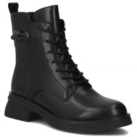 Leather ankle boots Filippo DBT7453/25 BK black