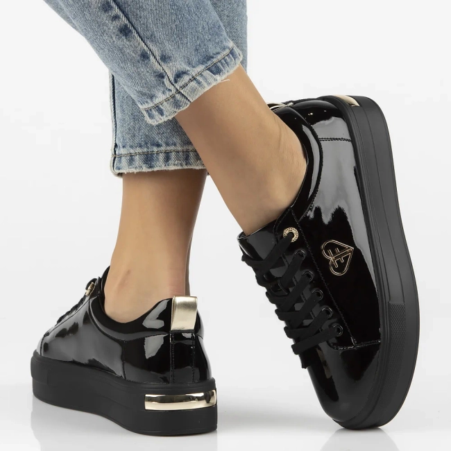 Leather shoes Filippo DP3533/25 BK L H black