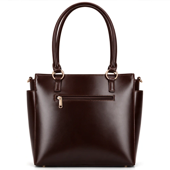 Dark brown handbag Réka