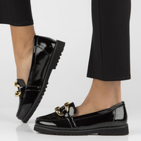 Leather shoes Filippo DP4567/23 BK black