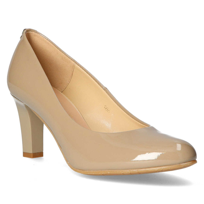Leather pumps SALA 5003 259 dark beige