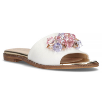 Leather flip-flops Filippo 177 white