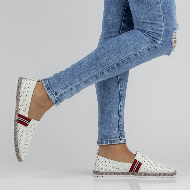 Leather shoes Filippo DP2309/22 WH white