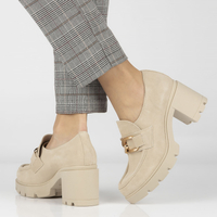 Leather shoes Filippo 20097 beige