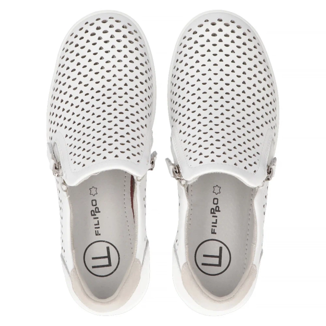 Leather shoes DP6210/24 WH white