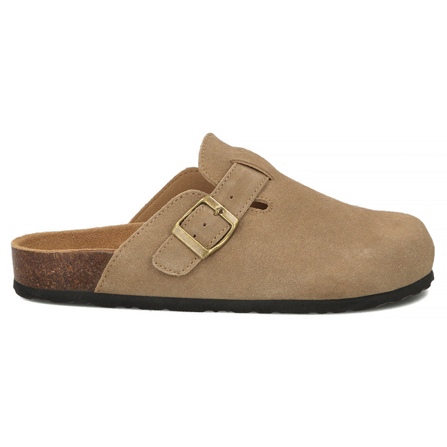 Leather flip-flops Filippo DK7918/26 TP taupe