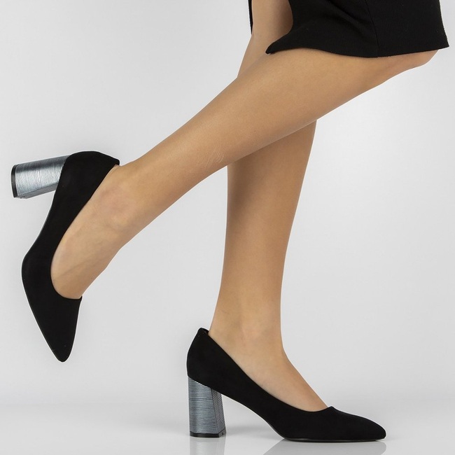 Pumps heeled FILIPPO DP2324/22 BK Black