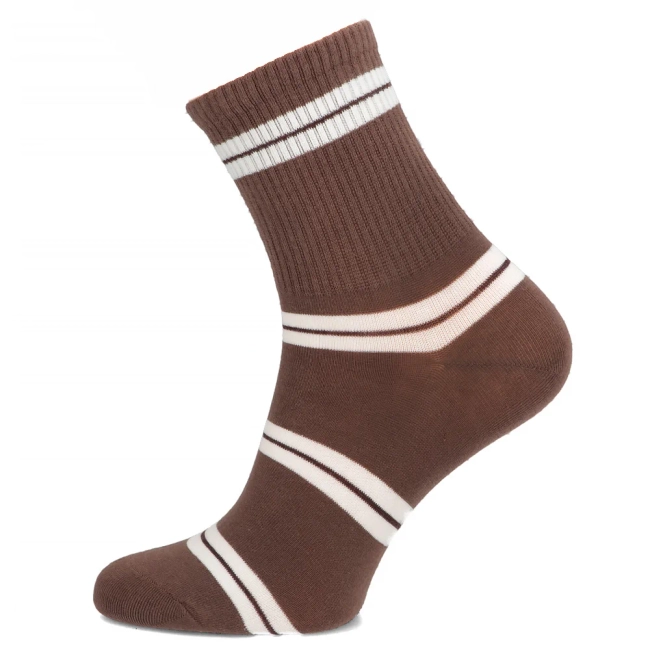 Women's Socks brown TFP2-101 23 stripes