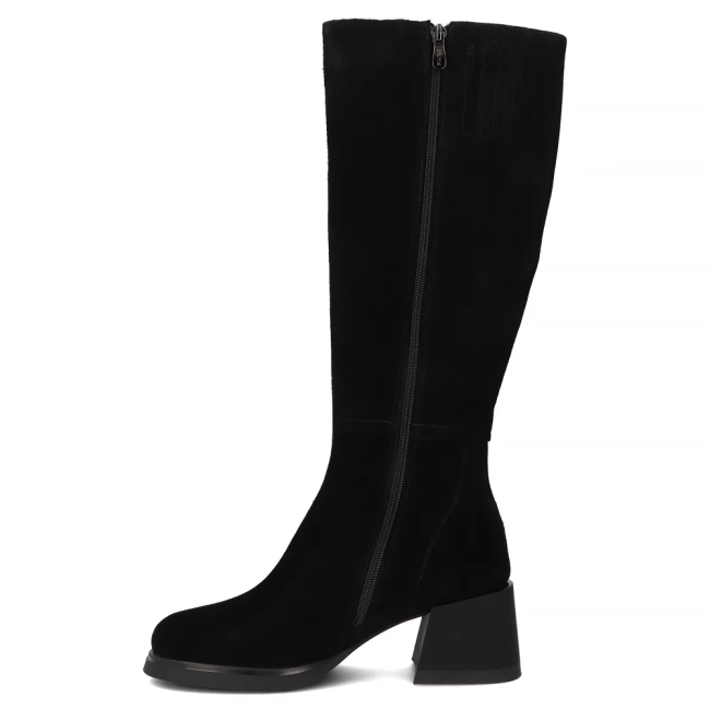 Leather boots Filippo DKZ7211/25 BK black