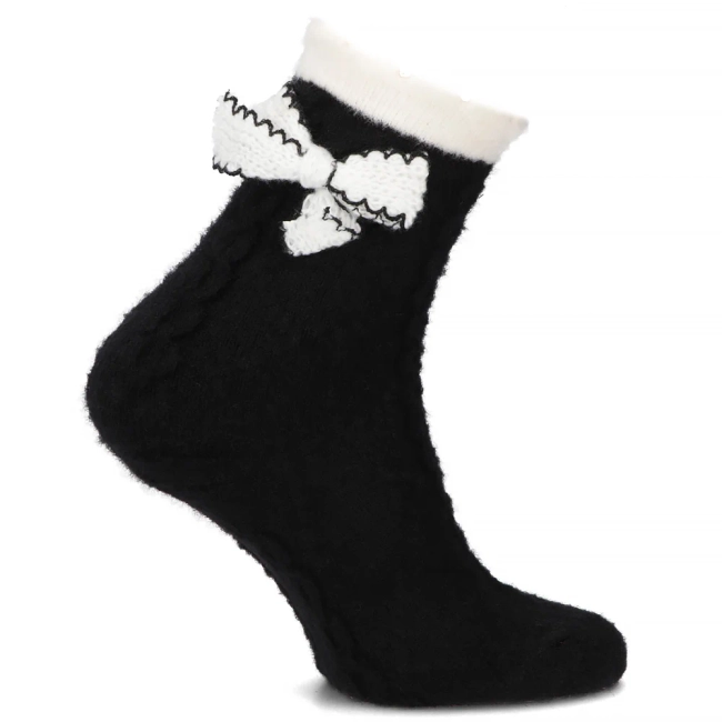 Women's Socks LM18-533 black bow
