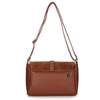 Handbag Toscanio Leather Messenger Bag C108 red