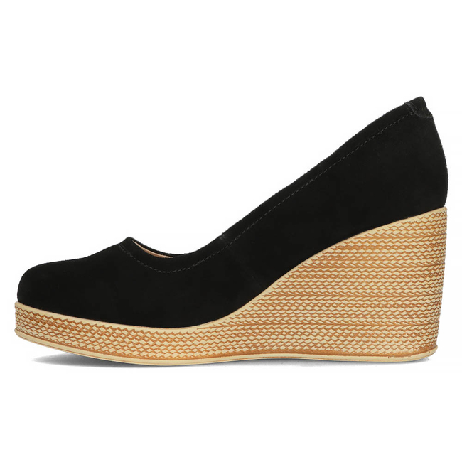 Leather shoes Filippo DP3521/22 BK SU black