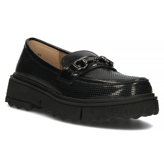 Leather shoes Filippo DP4196/22 BK black