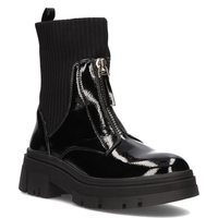 Botki Filippo CHC178 Czarne lakierowane