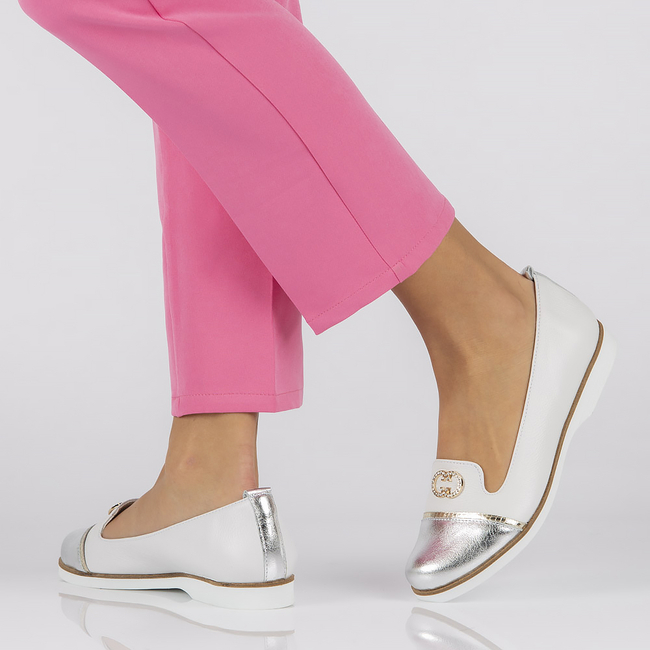 Leather shoes Filippo 150 white