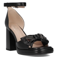 Leather sandals Filippo DS6179/25 BK black