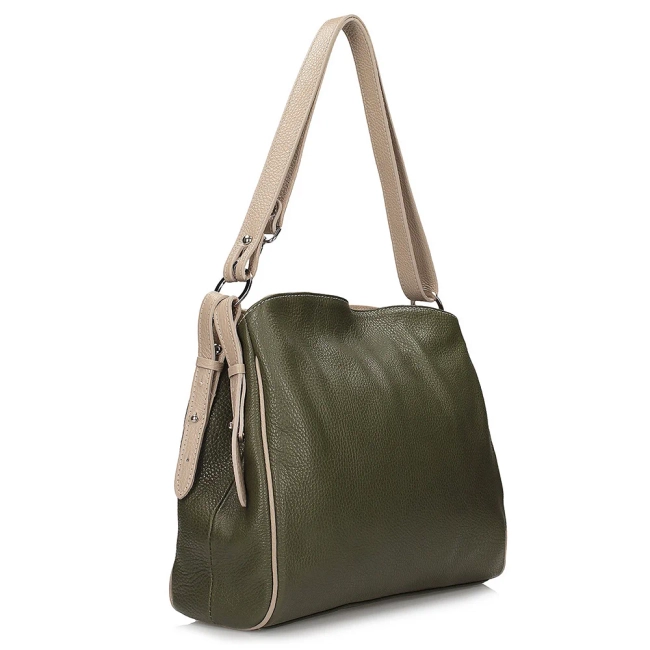 Handbag Toscanio Shopper Suede F22 green