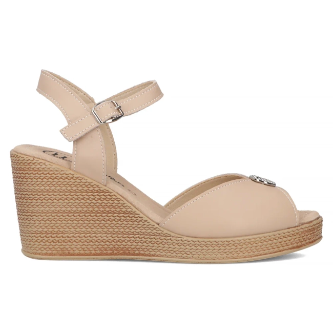 Leather sandals Filippo DS6026/24 BE beige