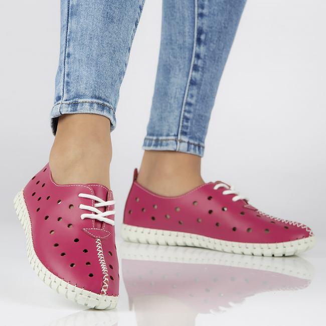 Leather shoes Filippo DP1225/20 FH pink