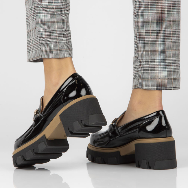 Leather shoes Filippo 20114 N black