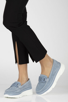 Leather shoes Filippo DP4552/23 BL blue