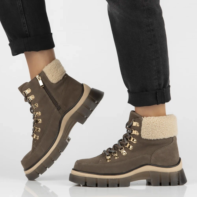 Leather ankle boots Filippo DBT6471/24 BR brown