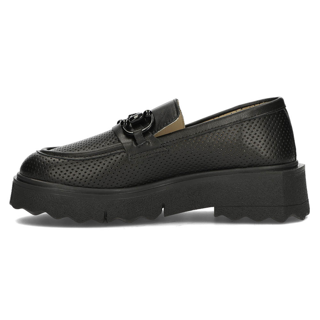 Leather shoes Filippo DP3910/22 BK black