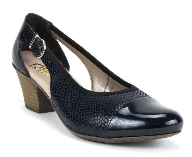 Półbuty Rieker 45082-14 Blue