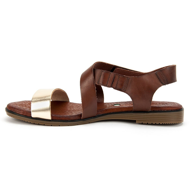 Filippo Sandals 2022 Chocolate + Gold