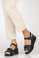 Leather sandals Filippo DS4411/23 BK black
