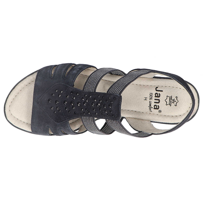Sandały Jana 8-28651-24 805 Navy