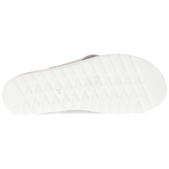 Leather flip-flops Filippo DK1232/20 PI pink