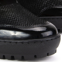 Sneakersy Eksbut 75-3880-B57/121/136-1G Czarny lakier