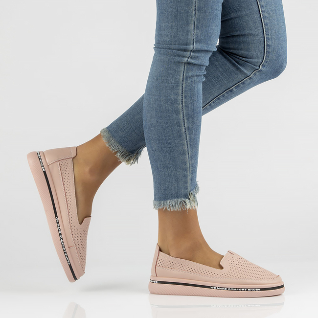 Leather shoes Filippo DP3623/22 PI pink