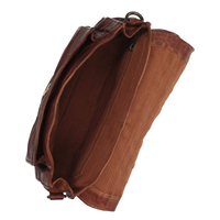 Handbag Toscanio Leather Messenger Bag 038 brown