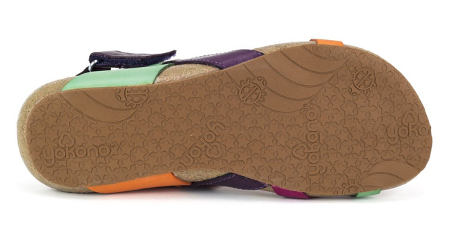 Sandały Yokono Ibiza-718 Vaquetilla Multi Fucsia