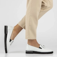 Leather shoes Filippo DP3915/22 WH white