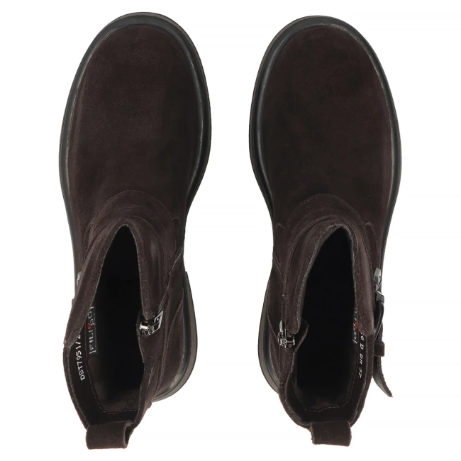 Skórzane botki Filippo DBT7951/26 D BR brązowe