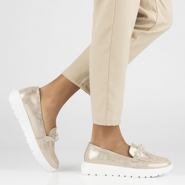 Leather shoes Filippo DP4553/23 BE beige