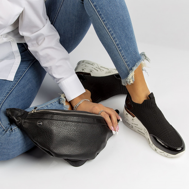 Handbag Filippo Kidney TD0004/22 BK black